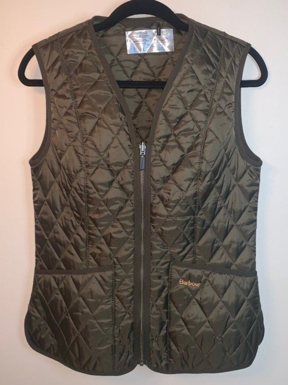Barbour Betty Interactive Liner in Dark Olive